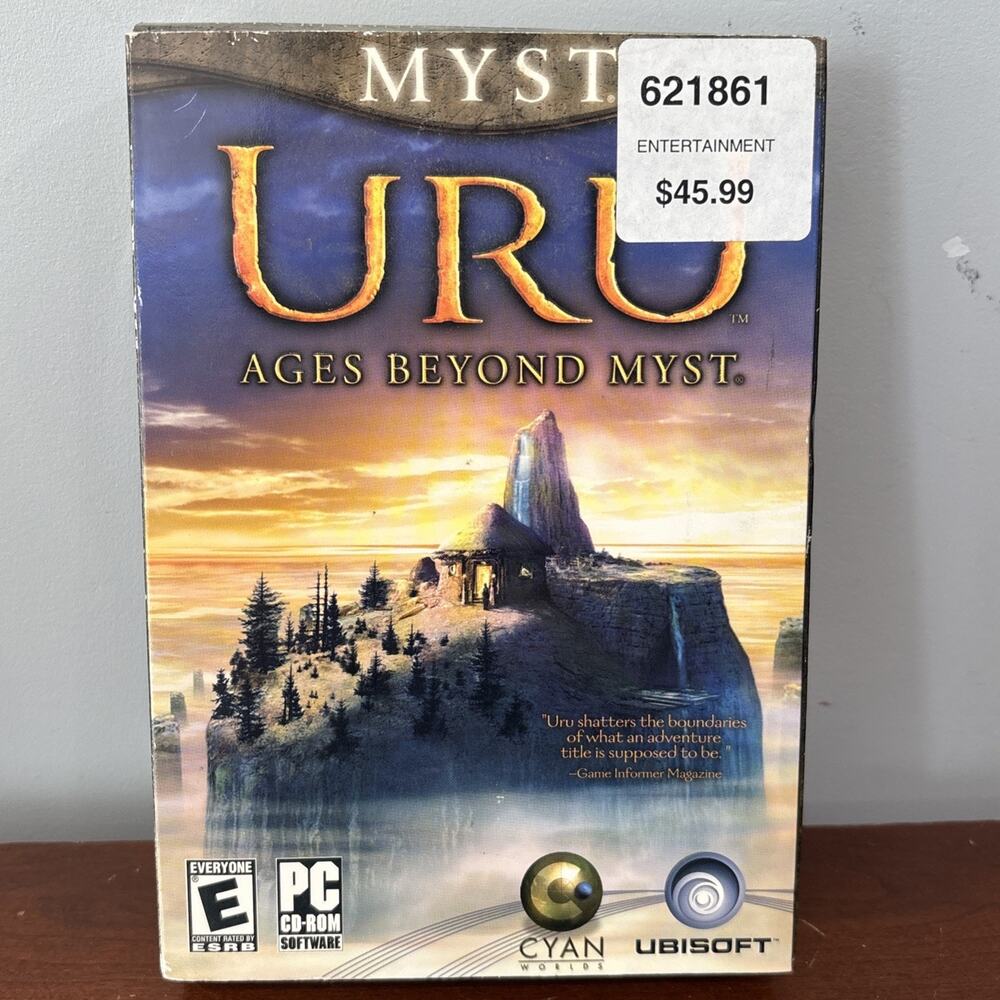 Uru: Ages Beyond Myst (PC, 2003) BRAND NEW FACTORY SEALED BIG BOX